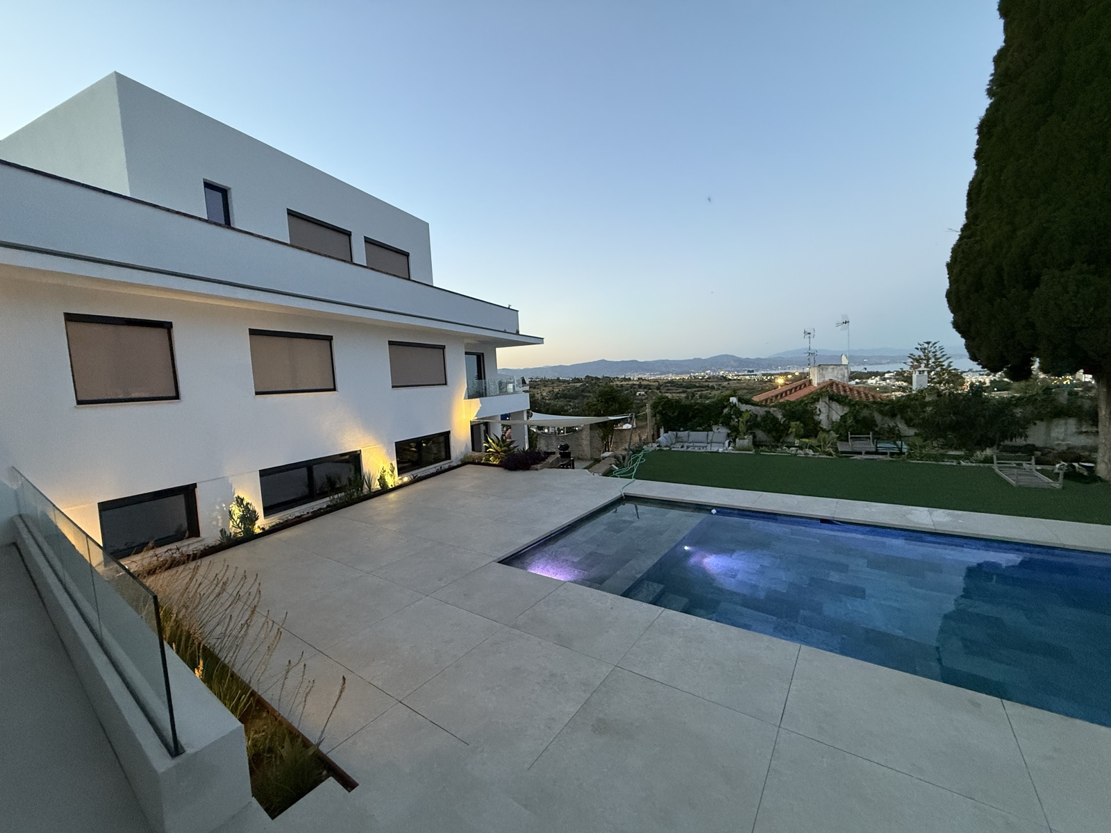 View towards Malaga from Casa Destino